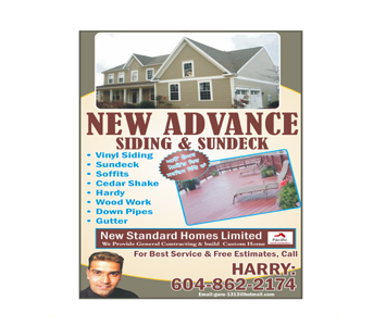 New Advance Siding & Sundeck