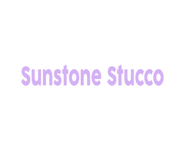 Sunstone Stucco.